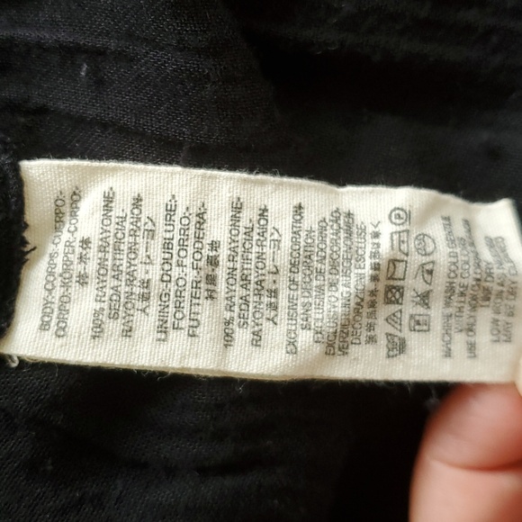 Free People Retro Kitty Crochet Trim Black White Floral Boho Dress Size Small - Picture 17 of 17